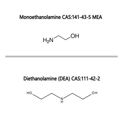 تفاوت بین مونو اتانول آمین (MEA) و دی اتانول آمین (DEA) چیست؟